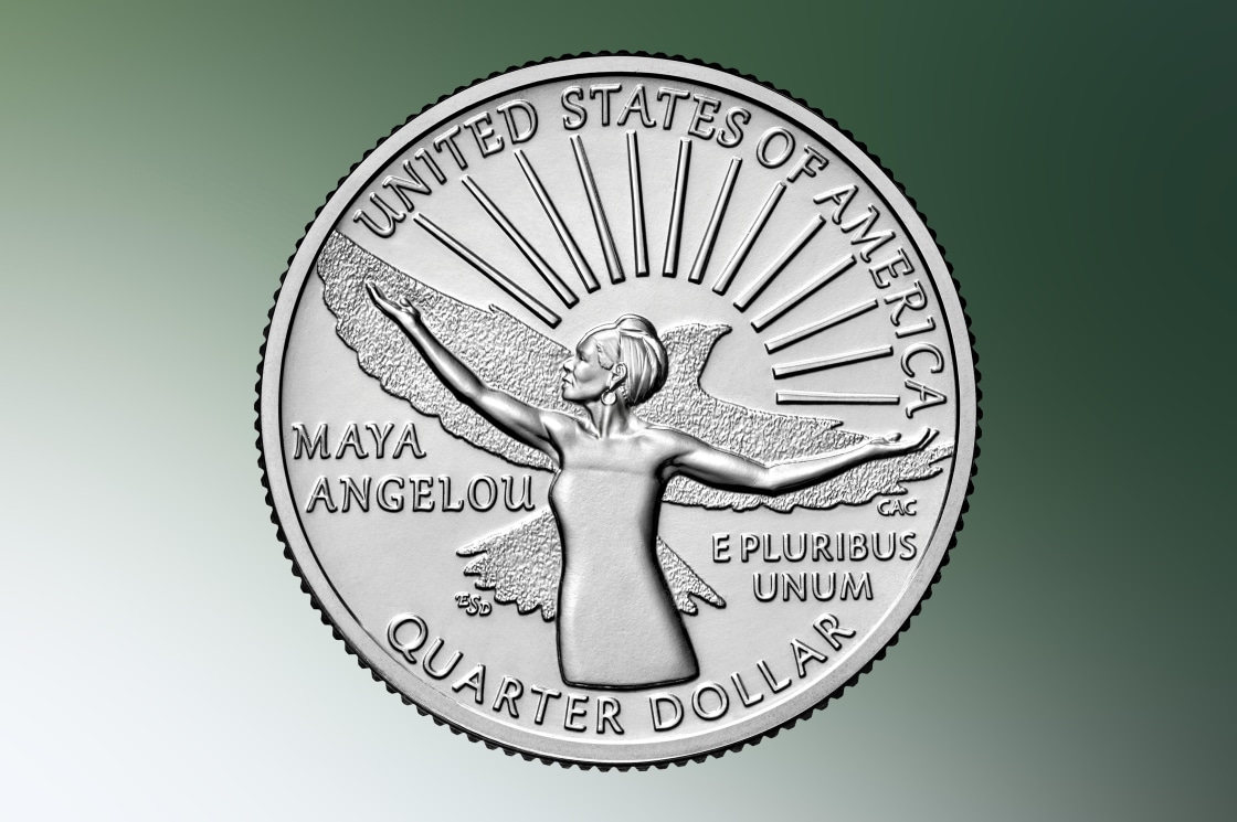 The first quarters from the U.S. Mint’s American Women Quarters Program will feature late author and poet Maya Angelou. usmint.gov