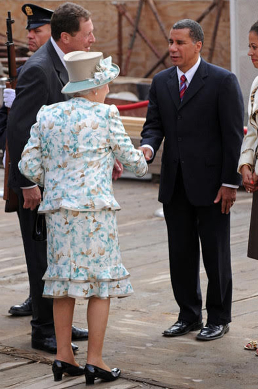 David Paterson & Queen Elizabeth