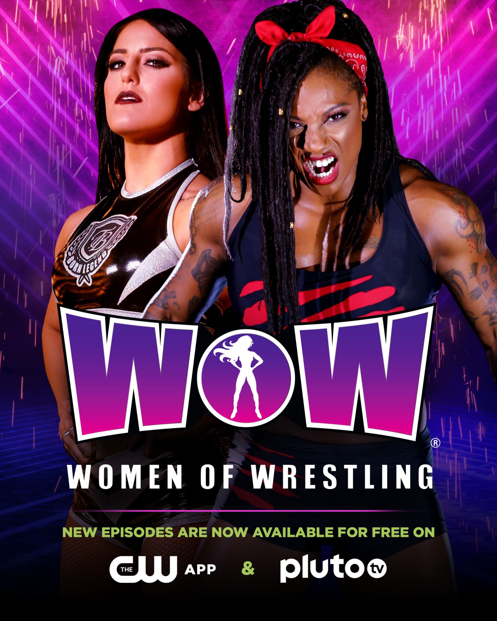 “WOW – Women Of Wresting” Never-Before-Seen Episodes Premiere On Pluto TV And The CW App