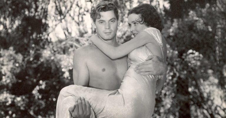 Johnny Weissmuller as TARZAN, THE APE MAN