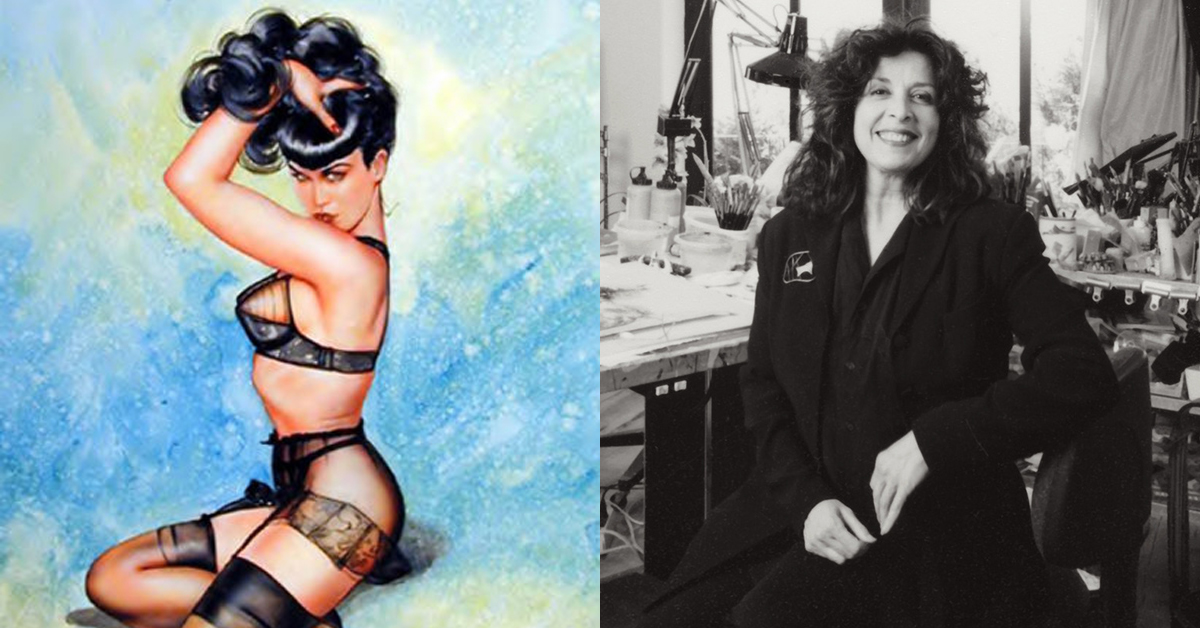 You are currently viewing Bettie Page & pin-up artist Olivia De Berardinis