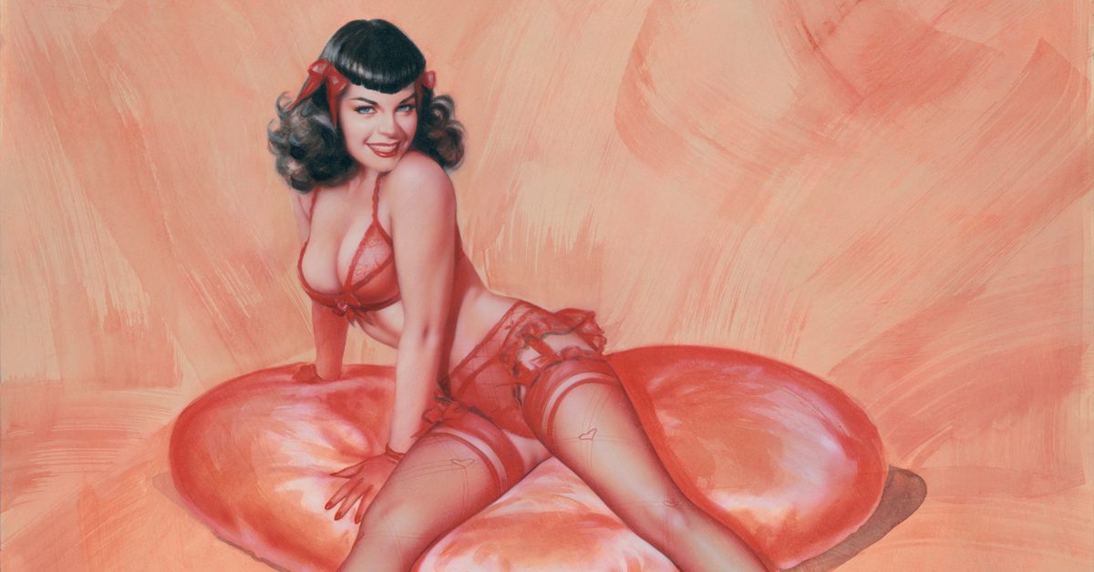 You are currently viewing Bettie Page re-imagined by Olivia De Berardinis