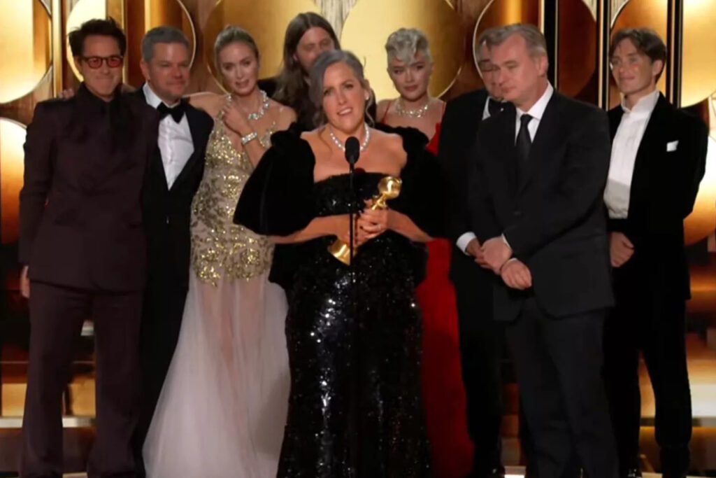 'Oppenheimer' wins Best Picture — Drama at 2024 Golden Globes. CBS