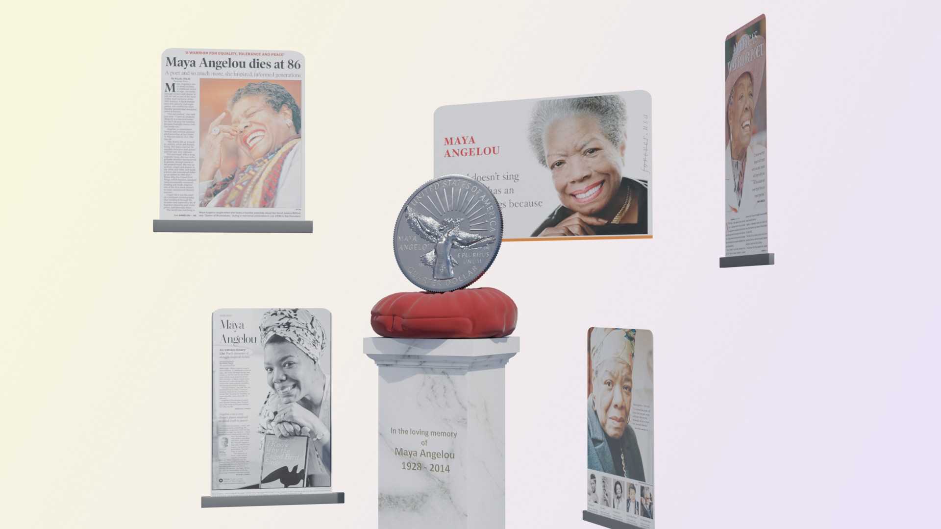 Dr. Maya Angelou's Digital Quarter