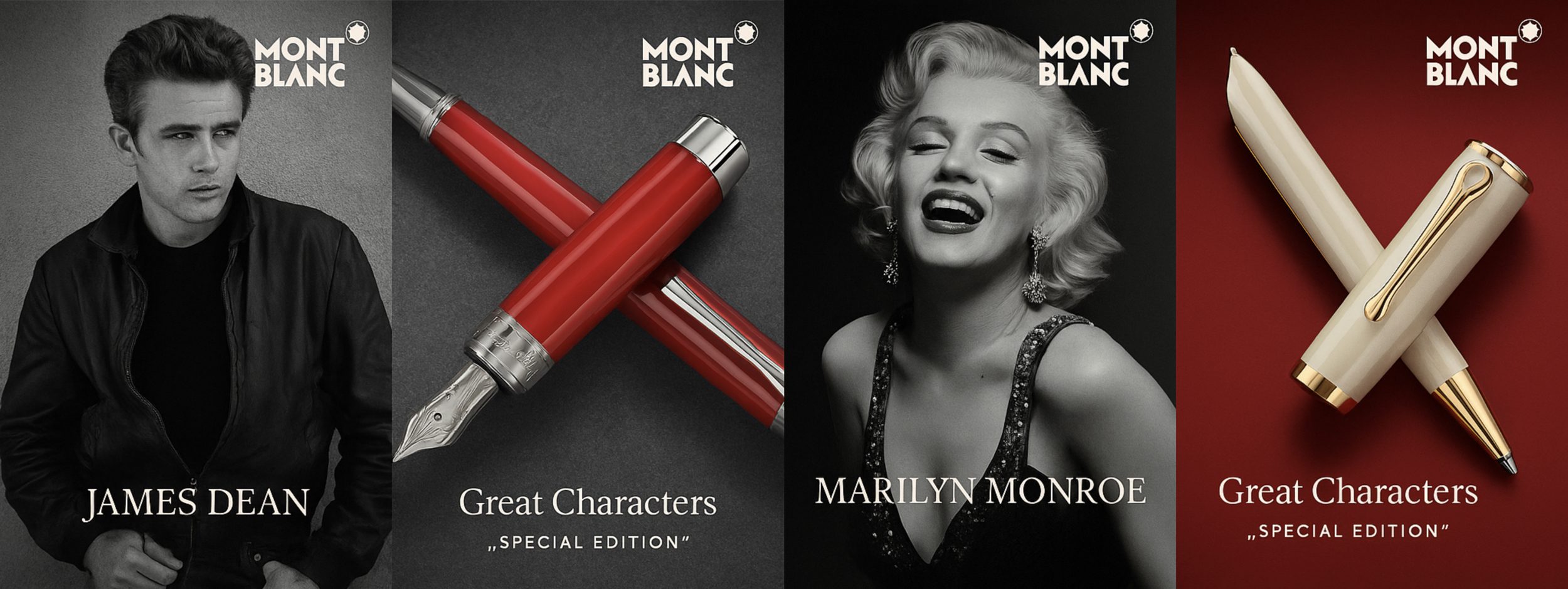 Marilyn Monroe & James Dean x Montblanc
