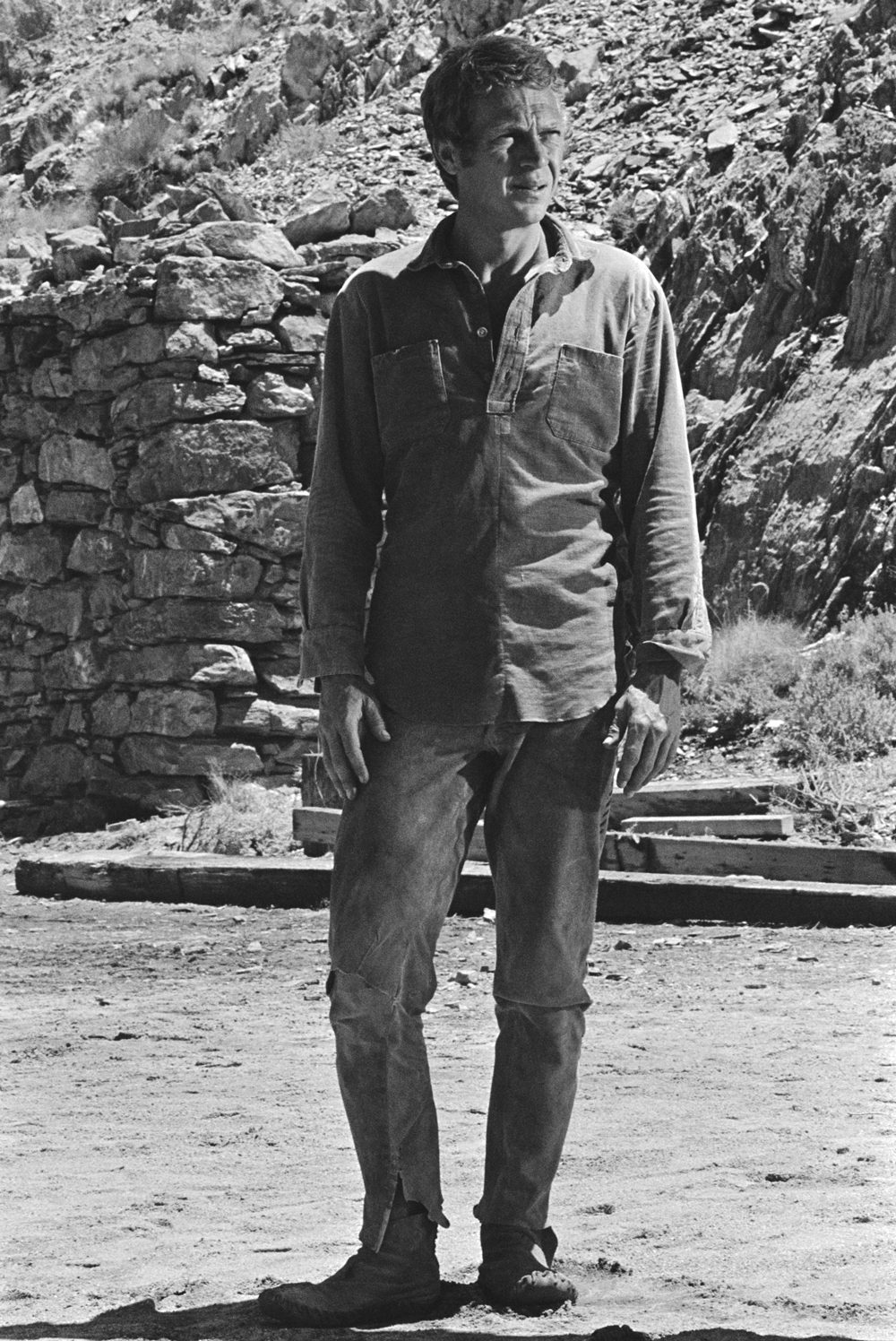 Steve McQueen standing